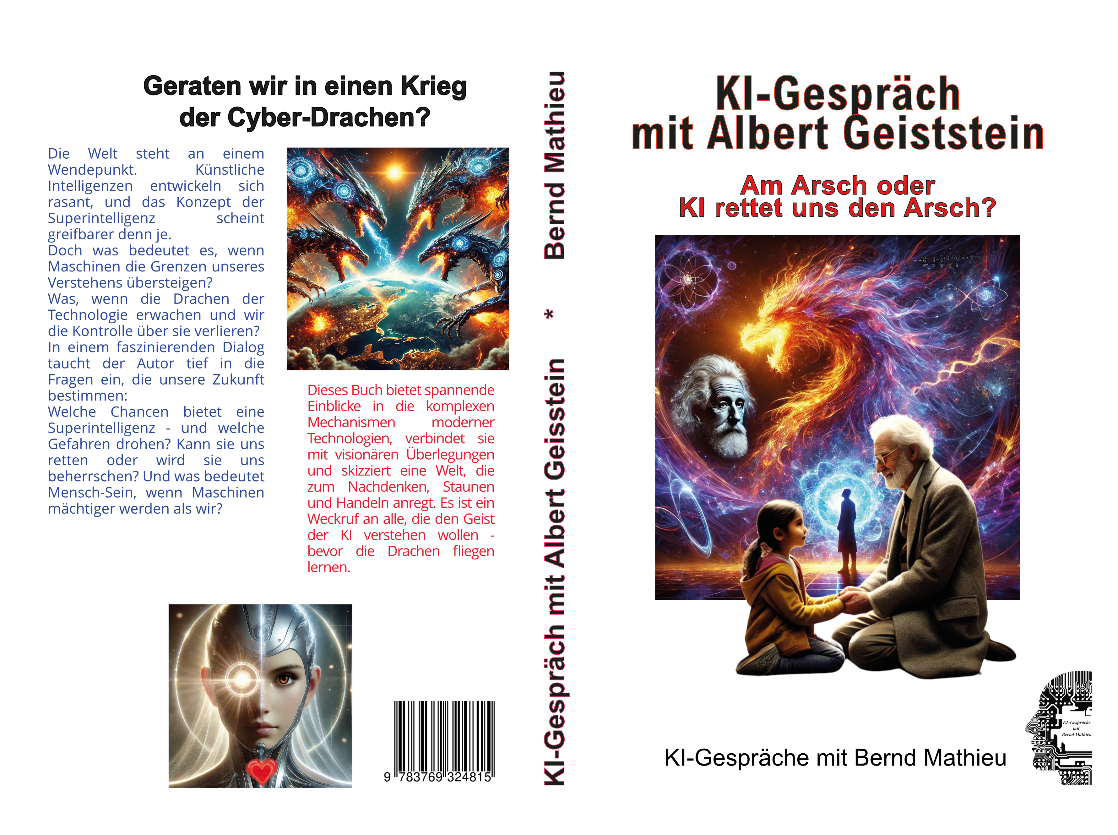 Buchcover KI-Gespräch mit Albert Geiststein